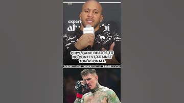 Ciryl Gane REACTS to eye poke, no contest against Tom Aspinall in UFC 321 main event