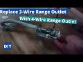 How to Replace 3-Wire Range Outlet With 4-Wire Range Outlet.