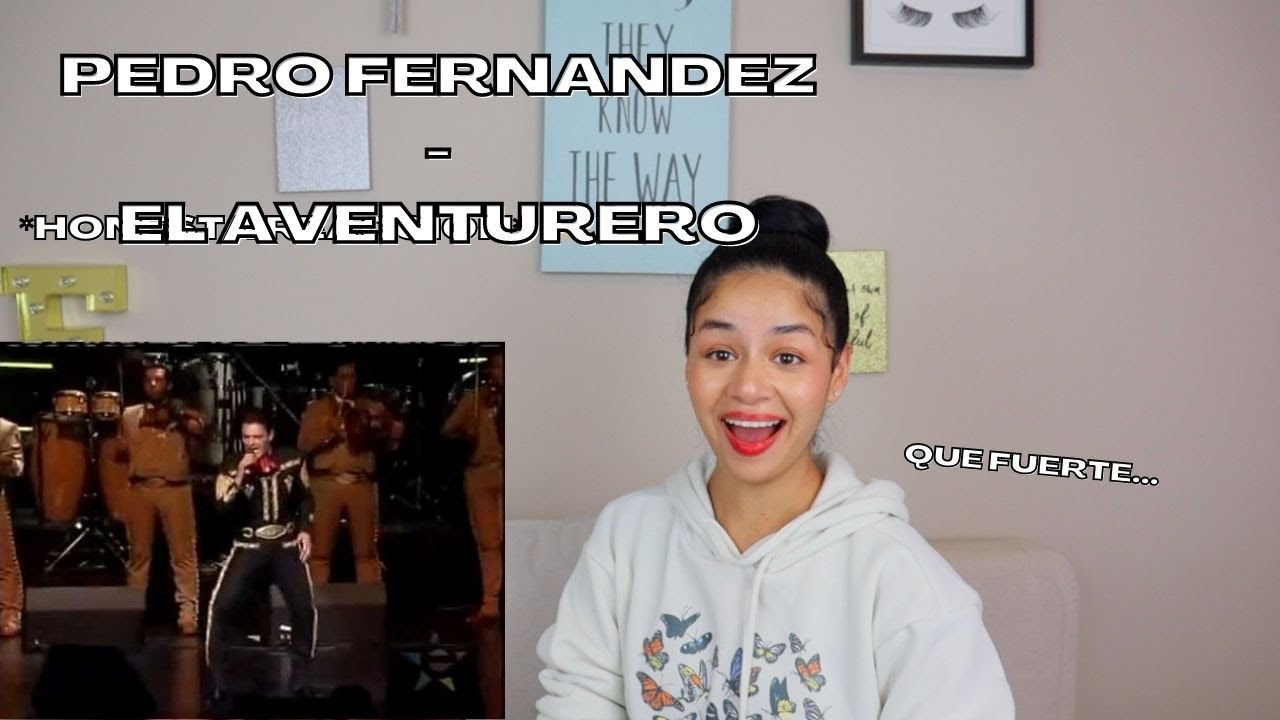 REACCIONO por PRIMERA VEZ a PEDRO FERNANDEZ - Aventurero
