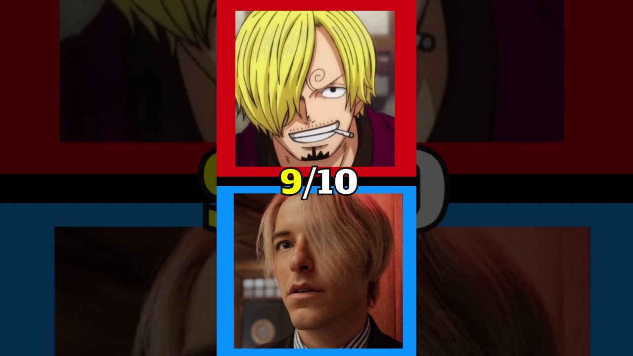 COMPARING THE ONE PIECE LIVE ACTION Shorts Onepiece Shanks