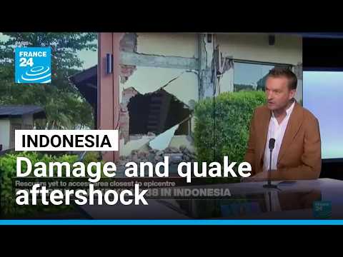 Indonesia hit by earthquake aftershock as rescuers search for survivors • FRANCE 24 English