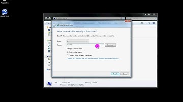 How to map a drive in Windows 7