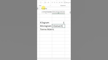 Convert Kilogram into Microgram Microsoft Excel #msexcel #microgram #excel #shorts