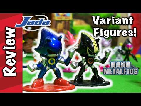 Variants of Sonic Nano MetalFigs by Jada