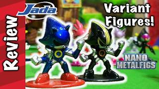 Variants of Sonic Nano MetalFigs by Jada