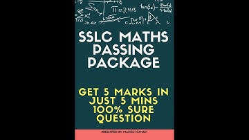 SSLC Maths Passing Package Part 2 I #SSLCMATHS I #SSLCMathsPassingPackage I #DrKCC I #MathsByManoj I
