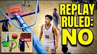Last-second basketball sequence sparks cheers before replay ruling in Guangdong, China