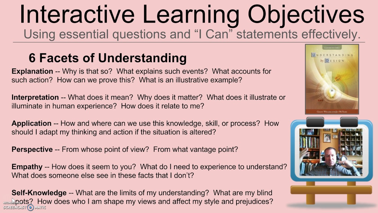What is an example of interactive learning?