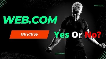 Web.com Review 🔥DIY Website Builder!