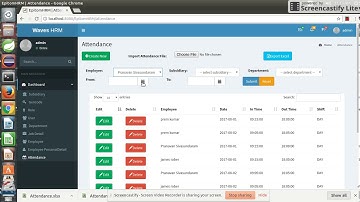 Biometric (FingerPrint) Device Integration With Attendance Module -HRM System