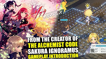 Sakura Ignoramus - New Great Game From The Creator Of The Alchemist Code - Gameplay Introduction