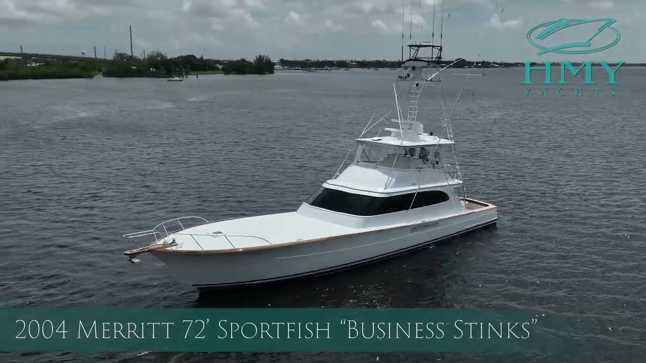 2004 Merritt 72' Convertible - For Sale with HMY Yachts