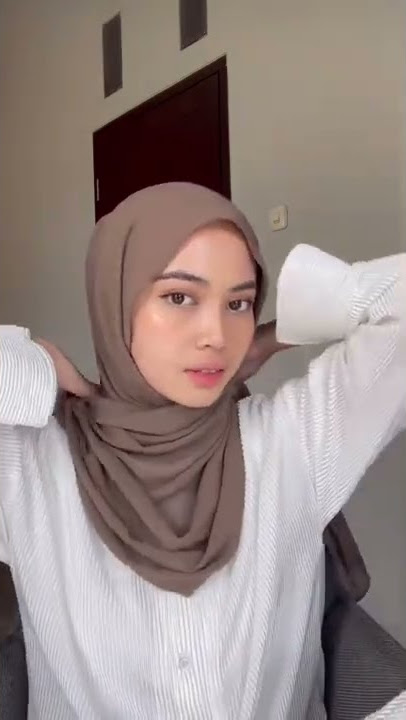Tutorial Hijab Pashmina tanpa Jarum #shorts #short #shortvideo