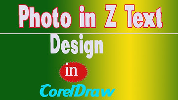 Photo in Z Text in CorelDRAW / Design
