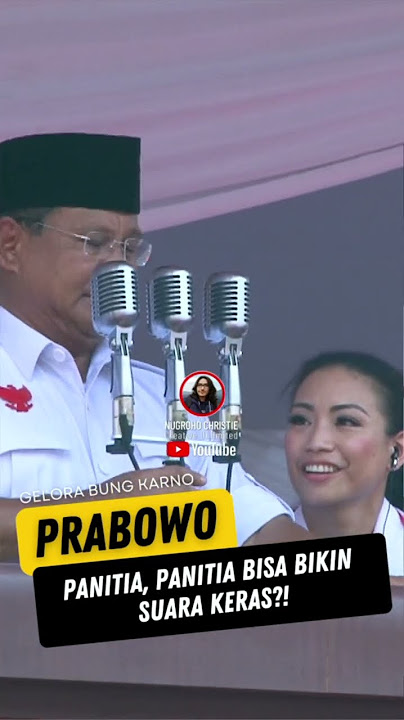 Prabowo : Ini Sound System Bisa di Bikin Lebih Keras Lagi Gak?! #prabowosubianto #prabowo
