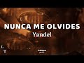 Yandel - Nunca Me Olvides | (Letra/Lyrics)