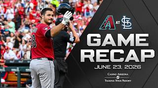 D-backs vs. Cardinals Game Highlights (6/23/26) | MLB Highlights | Arizona Diamondbacks