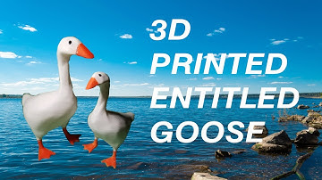 Entitled Goose 3D Printed - Tutorial, Print Settings, Time lapse, Showcase