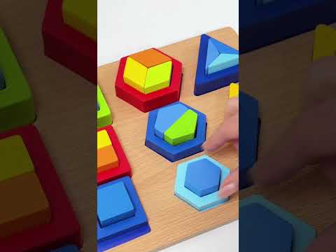 Логічна гра 60384 на 36 елементів Геометричні фігури, відео 1