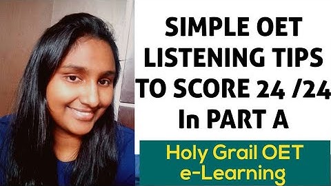 OET LISTENING TIPS with Jomol: Score B Grade in the First Attempt