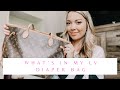 WHAT'S IN MY LV DIAPER BAG FOR TWINS | Katey B Hoffman