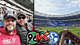 NIEMALS ALLEIN 🖤🤍💚 10.000 Schalker in Hannover🔥 Hannover 96 vs Schalke 04 Stadionvlog