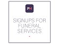 How to Create a Signup for Funeral Services