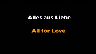 Die Toten Hosen |  Alles aus Liebe | English Subtitles & Original Lyrics