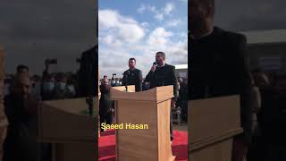 مروان بابیری : مشاركة في مراسيم دفن 104 رفاة من شهداء قرية