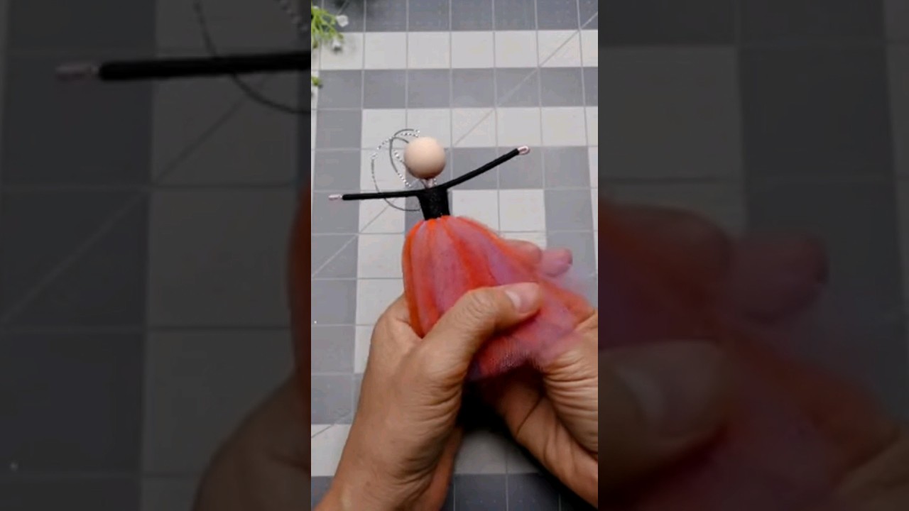 Have you ever made a witch doll with this tutu dress 