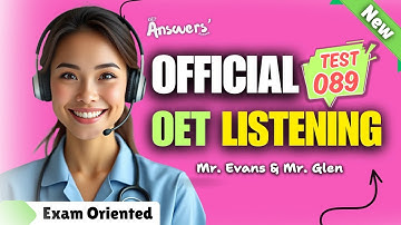 OET Listening Sample Test Jan 13 2025 #oet #oetexam #oetnursing #oetlisteningtest