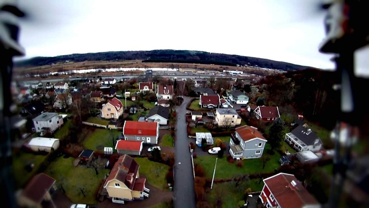 First flight over Surte (Sweden)