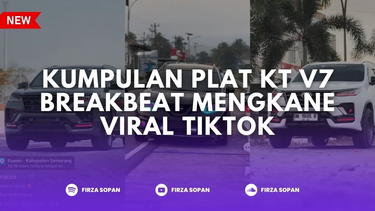 KUMPULAN PLAT KT V7 BREAKBEAT MENGKANE VIRAL TIKTOK🎧