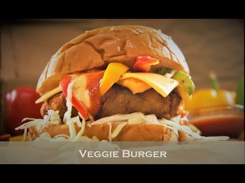 How to make Veggie Burger - Hindi