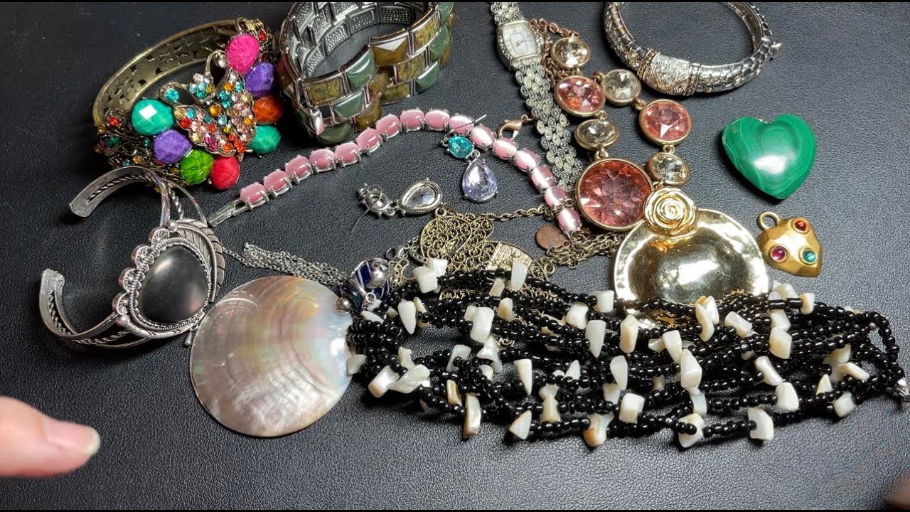 11/8 Costume Jewelry Unbagging Butterfly Clamper & More
