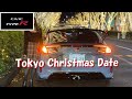 Christmas Date Drive Civic Type-R Enjoying Beautiful illumination in Tokyo
