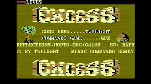 C64 Crack Intro: Commando Tribute Intro by Excess! 11 December 2020!