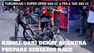 ABAKURA❗PECAH 9.7 DETIK Di Kelas OUTLAW 500 CC, Intip Langsung Persiapan ABAKURA SEBELUM RACE