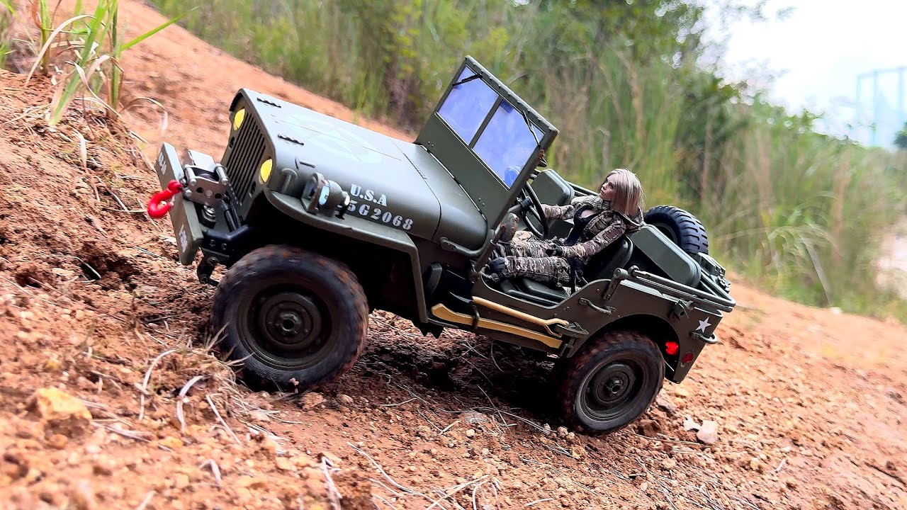 JJRC C8815 Military Vehicle 1/10 scale RC car | Off-road Drive-8