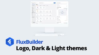 FluxBuilder 📗 Logo, Dark & Light themes for your apps (Best No-code Flutter App Builder 2026)