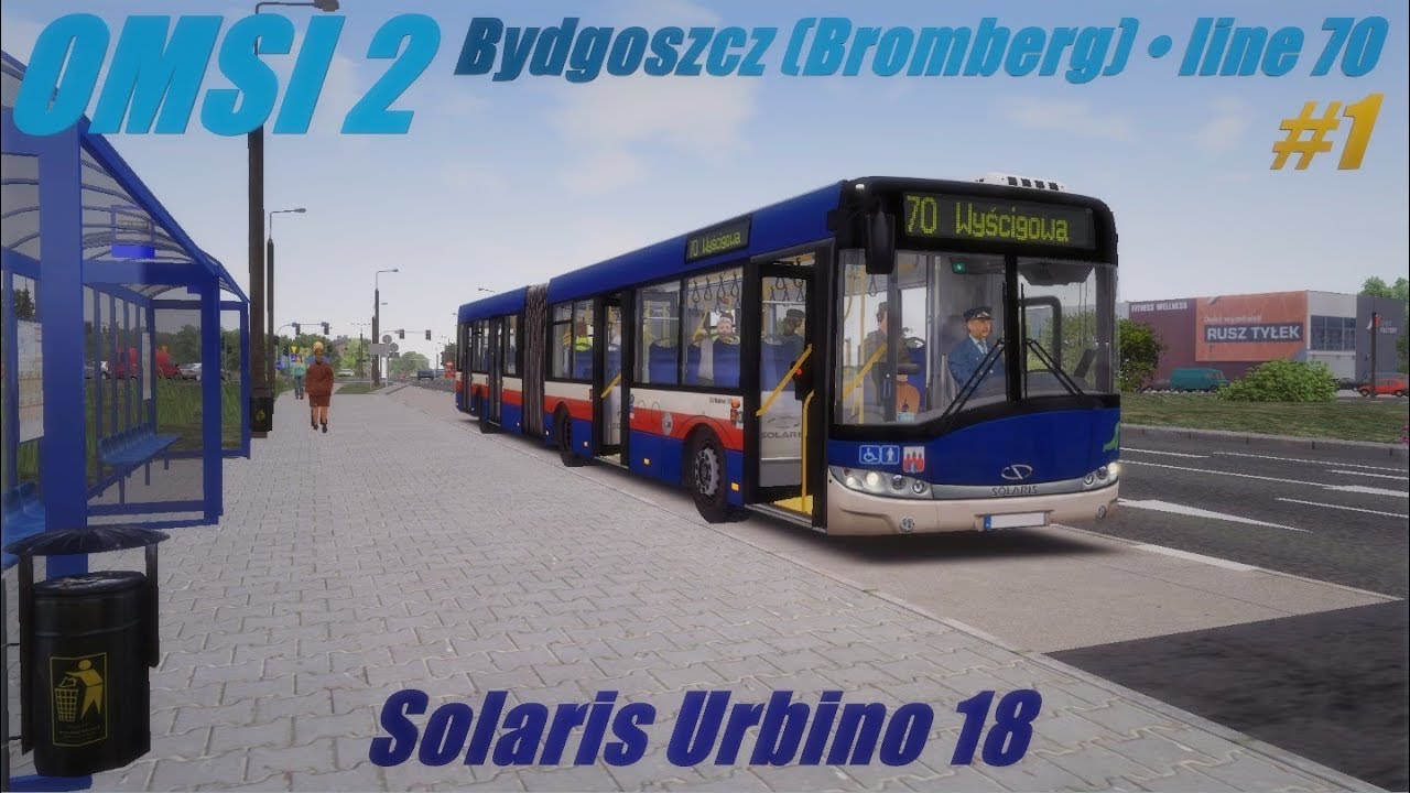 OMSI 2 • Bydgoszcz (Bromberg) • line 70 • Solaris Urbino 18 • Part 1