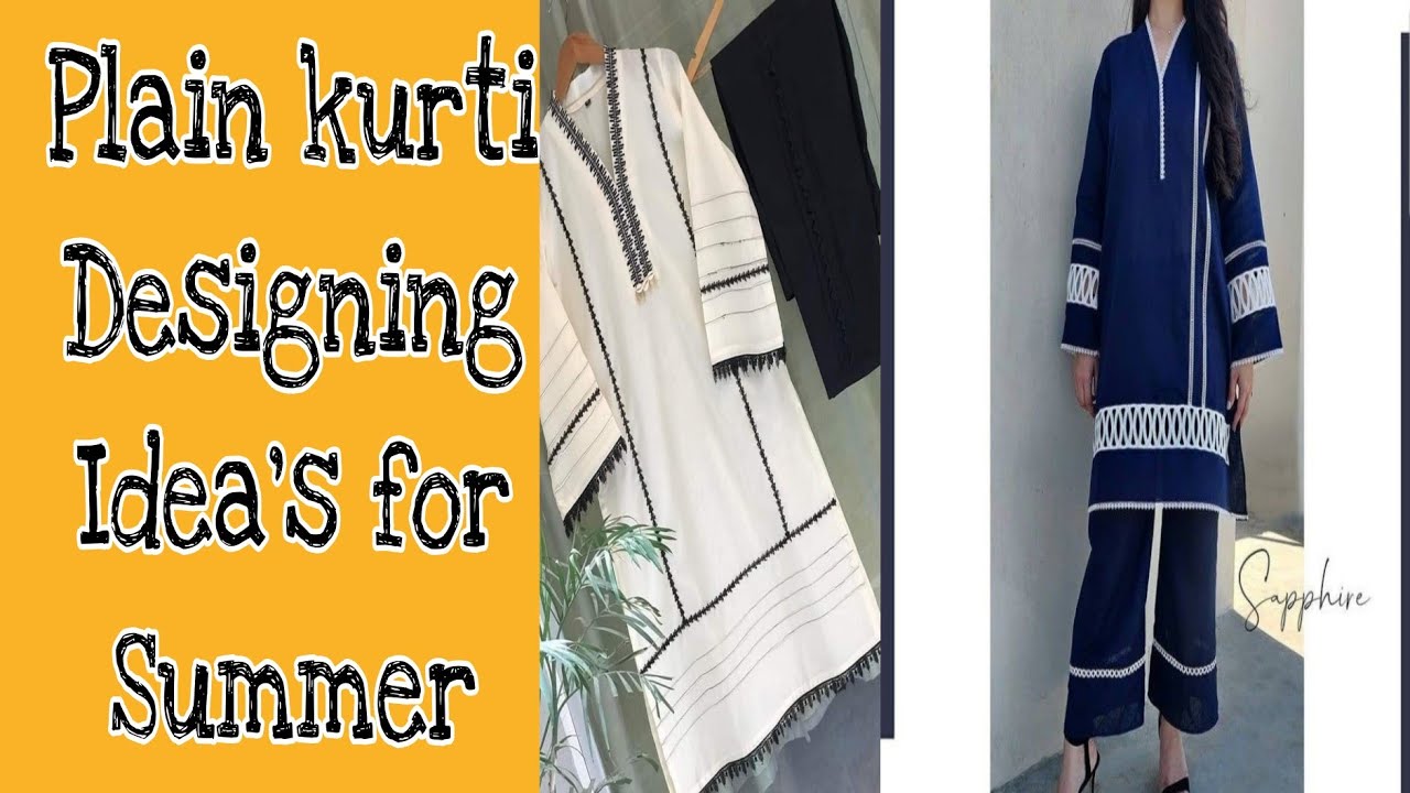 Beautiful Chanderi-Silk Kurti. | Silk kurti designs, Plain kurti designs,  Kurti neck designs