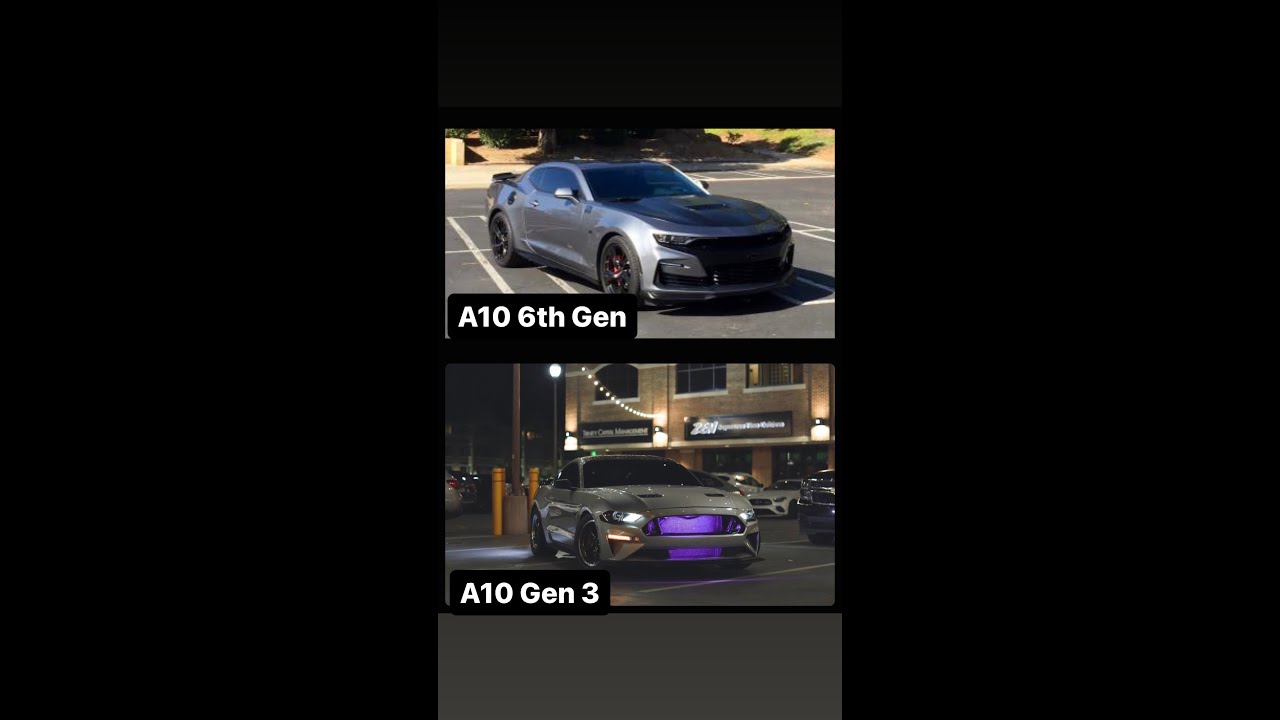 Gen 3 Mustang vs 6th Gen Camaro (mods in desc) - YouTube