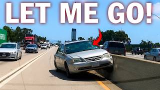 HE TRIED TO CHASE AND PAYS THE PRICE  | ROAD RAGE | BRAKE CHECK | DRIVING FAILS