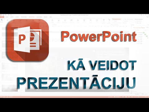 Video: Kā Noformēt Projekta Prezentāciju