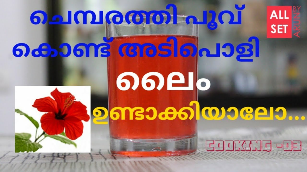 Chembarathi poovu lime All set by Arun Malayalam YouTube