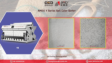 AMD® Y8 Fine Grained/Particles Mineral Optical Color Sorter Machine Price for Salt Sorting