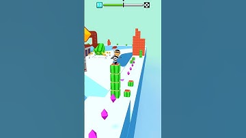 Cube Surfer part 21 Android vs ios Game #shorts #games #gameshorts #youtubeshorts