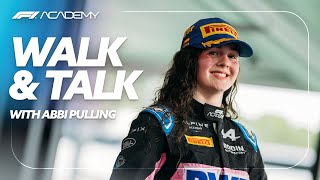 "A Happy Abbi Is A Fast Abbi!" | Checking In With Abbi Pulling | F1 Academy