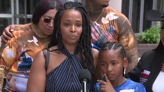 Press conference: Family files lawsuit after inmate dies from apparent medical emergency in Harr...